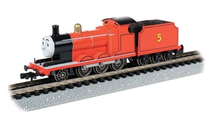 Thomas and Friends(TM) - Standard DC -- James the Red Engine 5, N, Bachmann Industries 58793