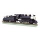 USRA 0-6-0 with Slope-Back Tender - Standard DC with Smoke -- Baltimore & Ohio 1143 (black, , HO, Bachmann Industries 50626