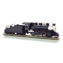 USRA 0-6-0 with Slope-Back Tender - Standard DC with Smoke -- Baltimore & Ohio 1143 (black, , HO, Bachmann Industries 50626
