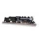 Baldwin 2-6-2 Prairie - Standard DC -- Boston & Maine 1504 (black, graphite), N, Bachmann Industries 51559