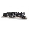 Baldwin 2-6-2 Prairie - Standard DC -- Boston & Maine 1504 (black, graphite), N, Bachmann Industries 51559