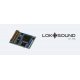 LokSound 5 Fx DCC/MM/SX/M4 Cab Car Decoder w/Speaker -- No Motor Outputs, Sound & Lights Only, NEM660 21MTC Interface 11x15mm, H