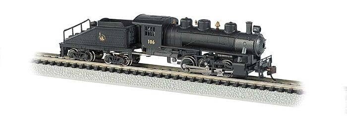USRA 0-6-0 Switcher w/Slope-Back Tender - Standard DC -- Central Railroad of New Jersey 106, N, Bachmann Industries 50565
