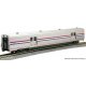 Viewliner II Baggage Car - Ready to Run -- Amtrak 61024 (Phase III Heritage silver, blue, white, r, HO, Kato USA Inc 356213