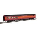 85′ Budd Baggage-Lounge - Ready to Run -- Southern Pacific(TM) (Daylight, red, orange, black), HO, WalthersMainline 30064