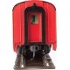 85′ Budd Baggage-Lounge - Ready to Run -- Southern Pacific(TM) (Daylight, red, orange, black), HO, WalthersMainline 30064