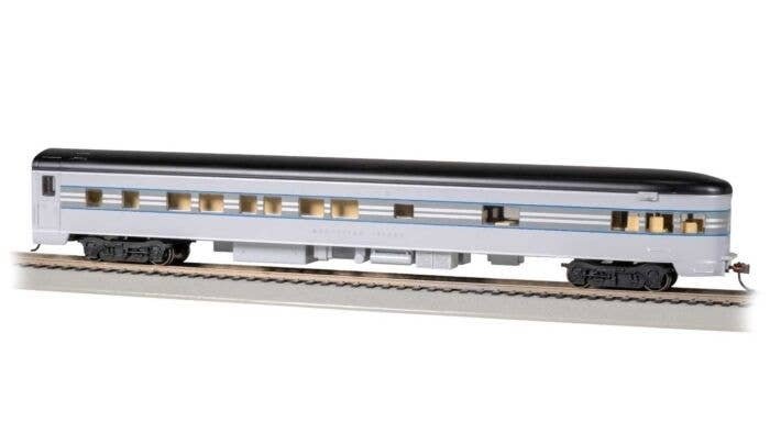 85` Smooth-Side Observation - Lighted - Ready to Run -- New York Central `Manhattan Island` , HO, Bachmann Industries 14313