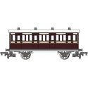 Toby′s Museum Coach - Ready to Run - Thomas & Friends(TM) -- Brown, Cream, HO, Bachmann Industries 76032