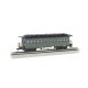 1860 - 1880 Wood Coach - Ready to Run - Silver Series(R) -- Painted, Unlettered (green), HO, Bachmann Industries 13405