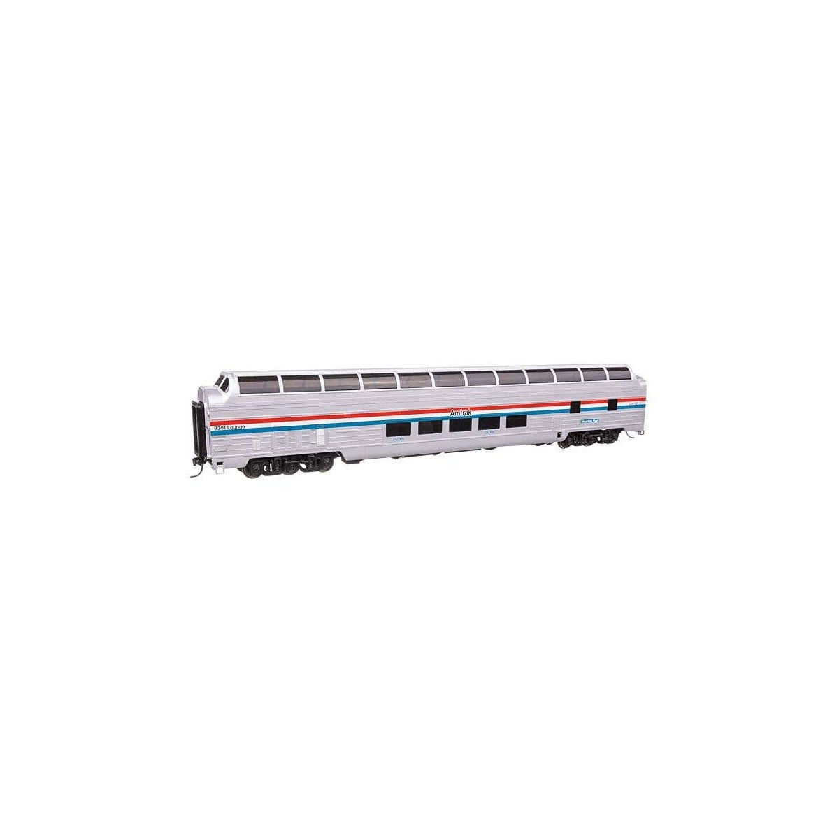 85′ Budd Great Dome - Ready to Run -- Amtrak(R) Ph III 9301, HO, WalthersProto 13601