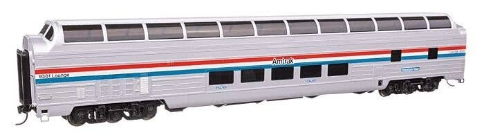 85′ Budd Great Dome - Ready to Run -- Amtrak(R) Ph III 9301, HO, WalthersProto 13601