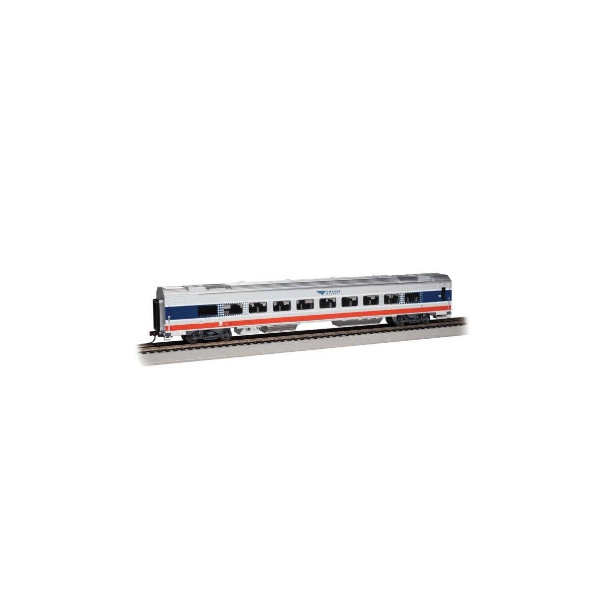 Siemens Venture Coach - Amtrak Version - Ready to Run -- Amtrak 4004 (Midwest Scheme silver,, HO, Bachmann Industries 74502