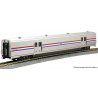 Viewliner II Baggage Car - Ready to Run -- Amtrak 61050 (Phase III Heritage silver, blue, white, r, HO, Kato USA Inc 356214
