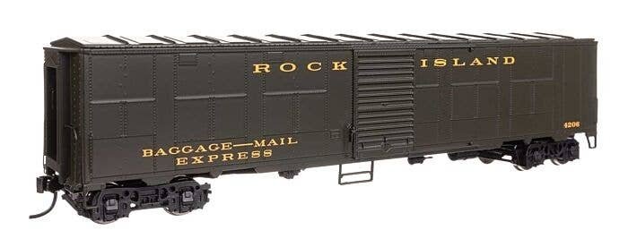 NYC-Style Express Boxcar Troop Sleeper Conversion - Ready to Run -- Rock Island 4206, HO, WalthersProto 10805