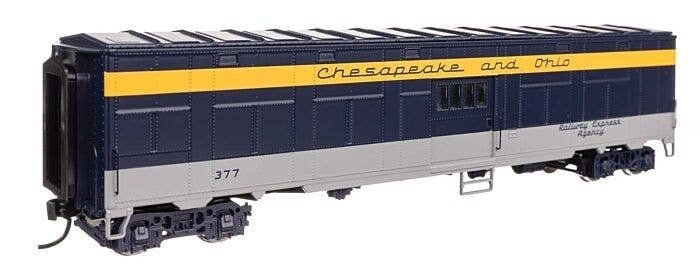 C&O-Style Express Boxcar Troop Sleeper Conversion - Ready to Run -- Chesapeake & Ohio (Tri-Color) , HO, WalthersProto 10844