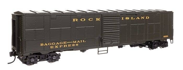 NYC-Style Express Boxcar Troop Sleeper Conversion - Ready to Run -- Rock Island 4228, HO, WalthersProto 10806