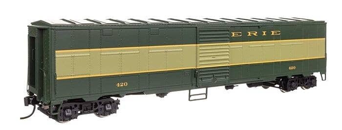 NYC-Style Express Boxcar Troop Sleeper Conversion - Ready to Run -- Erie 420, HO, WalthersProto 10812