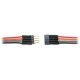 4-Pin Micro Connector -- .122 x .59 x .177` with 6` Wire Leads, ALL, Train Control Systems 1475