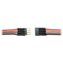 4-Pin Micro Connector -- .122 x .59 x .177` with 6` Wire Leads, ALL, Train Control Systems 1475