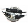 2-Pin Mini Connector -- With 6` 15.2cm Red & Black Wires .12 x .085 x .243`, ALL, Train Control Systems 1519