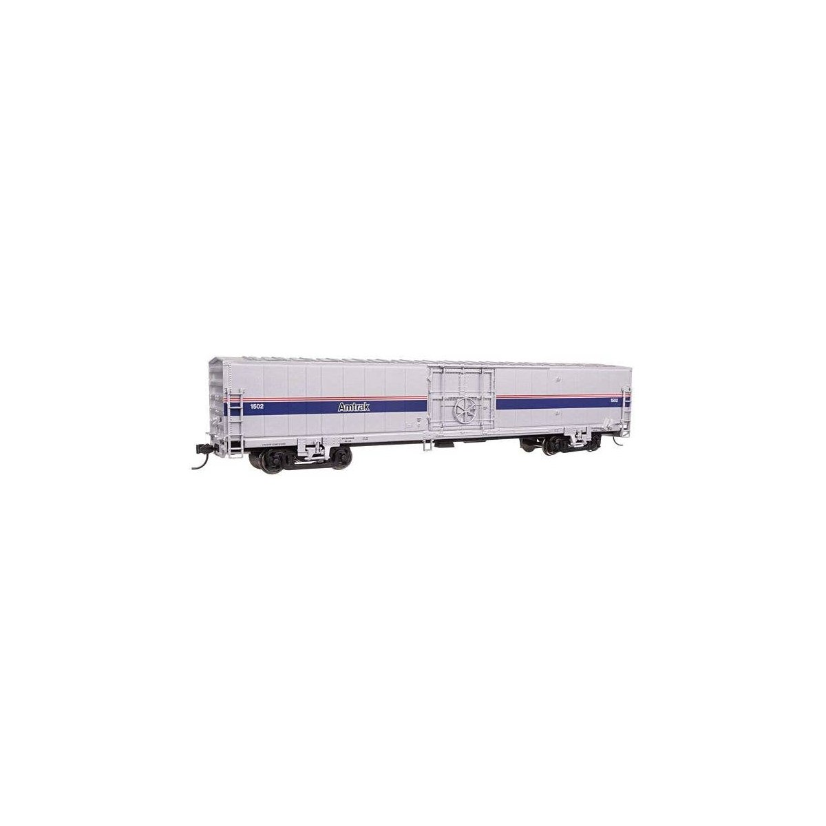 60′ Thrall Material Handling Car MHC-2 - Ready To Run -- Amtrak Phase IV 1502, HO, WalthersMainline 31106