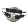 2-Pin Mini Connector -- With 6` 15.2cm Purple Wires .12 x .085 x .243`, ALL, Train Control Systems 1521