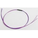 2-Pin Micro Connector -- With 6` 15.2cm Purple Wires .098 x .06 x .12`, ALL, Train Control Systems 1522