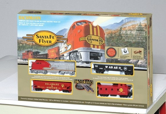 Santa Fe Flyer Train Set -- Santa Fe, HO, Bachmann Industries 647