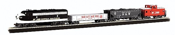 Thoroughbred Train Set -- Norfolk Southern, HO, Bachmann Industries 691