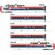 UAC TurboTrain 5-Car Passenger Train-Only Set (2022 Ver.) - Sound & DCC Equipp -- Amtrak 50, , HO, Rapido Trains Inc 203504