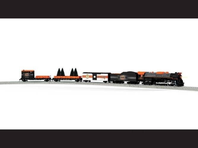 Halloween ELX Train Set - LionChief DC, DCC, Bluetooth -- 2-8-4 Berkshire, 3 Cars, FasTrack Oval, Remot, HO, Lionel 2461020