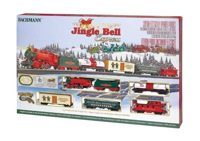 Jingle Bell Express Train Set, HO, Bachmann Industries 724