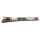 Norman Rockwell Christmas Express -- 0-6-0, 3 Cars, 47 x 38′ E-Z Track Oval, Power Pack, HO, Bachmann Industries 774
