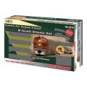 Santa Fe Super Chief Starter Set -- Santa Fe (silver), N, Kato USA Inc 1060018