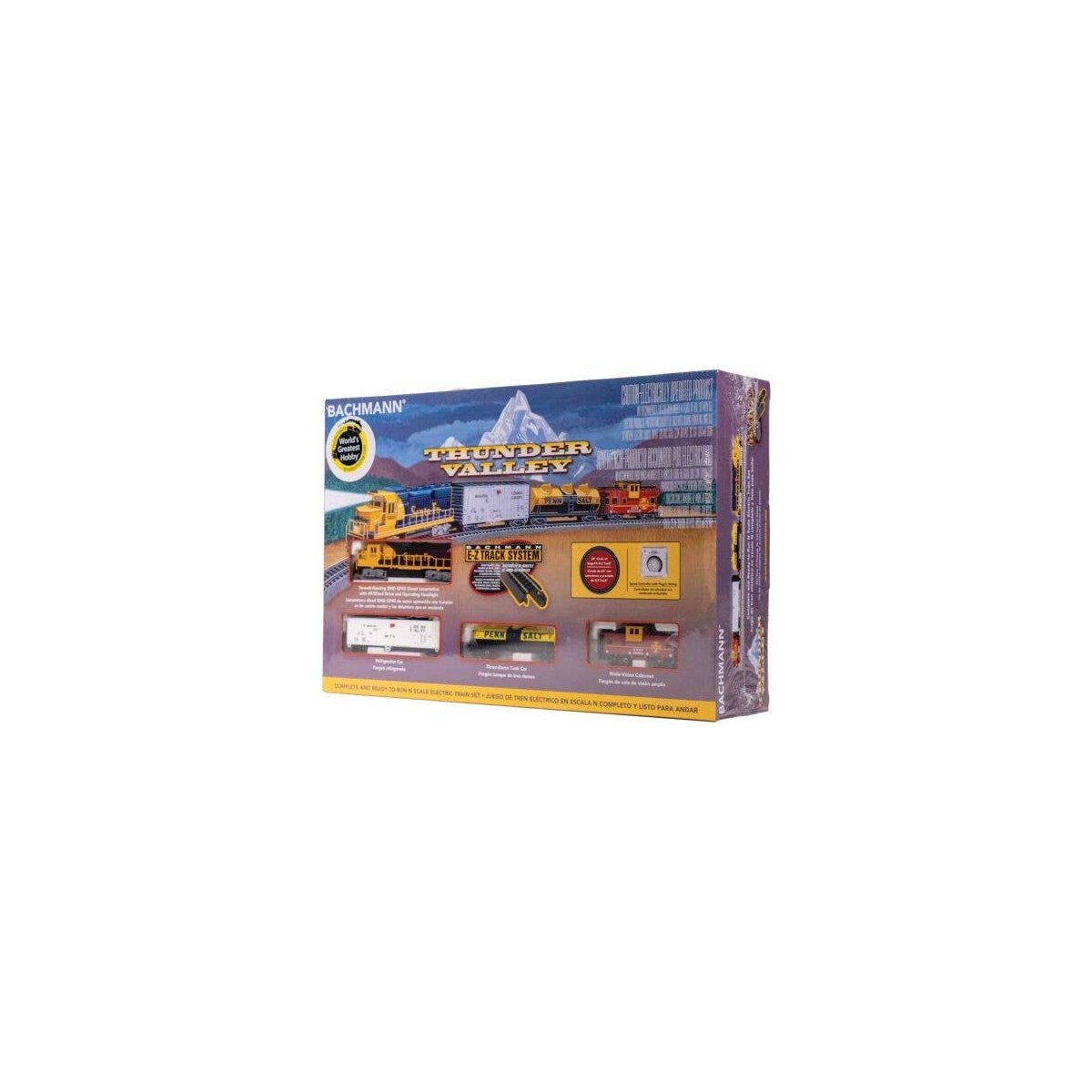 Thunder Valley Train Set -- Santa Fe, N, Bachmann Industries 24013