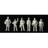 Standing and Walking Figures -- Unpainted pkg(72), HO, Walthers SceneMaster 6053