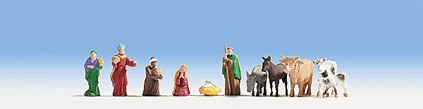 Nativity Figures -- pkg(11), HO, Noch Gmbh & Co 15922