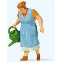 Old Lady Watering Flowers - Individual Figure, HO, Preiser Kg 28207