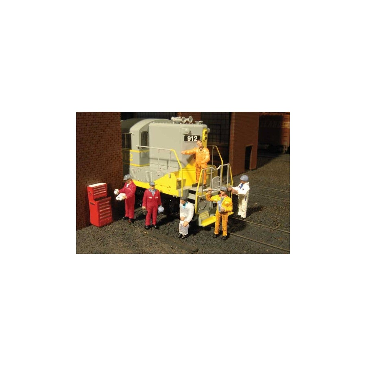 Mechanics - SceneScapes(TM) -- pkg(6), HO, Bachmann Industries 33113