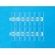Clear Base Plates -- 3/8 x 1/4′ 1 x .7cm pkg(84), HO, Preiser Kg 97000