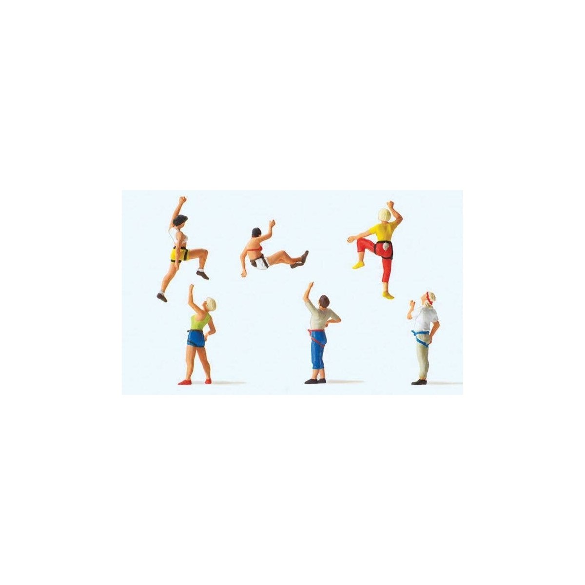 Recreation & Sports -- Freeclimbers pkg(6), HO, Preiser Kg 10606