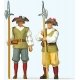 Gate Guards in Medieval Dress -- pkg(2), HO, Preiser Kg 28222
