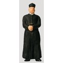 Individual Figures - Religious People -- Priest Wearing a Cassock, HO, Preiser Kg 28076