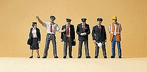 Railroad Personnel -- Railway Workers Great Britain, HO, Preiser Kg 10410