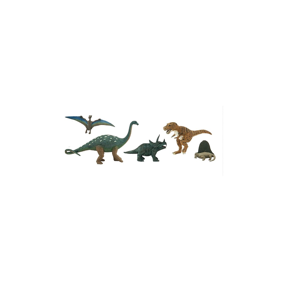 Prehistoric Life Figures - Scene-A-Rama(R) -- pkg(5), All Scales, Woodland Scenics 4450