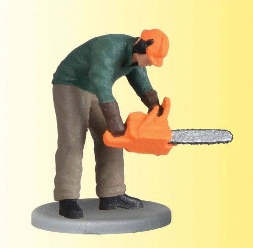 Animated Lumberjack w/Moving Chainsaw, HO, Viessmann Modellspielwaren 1548