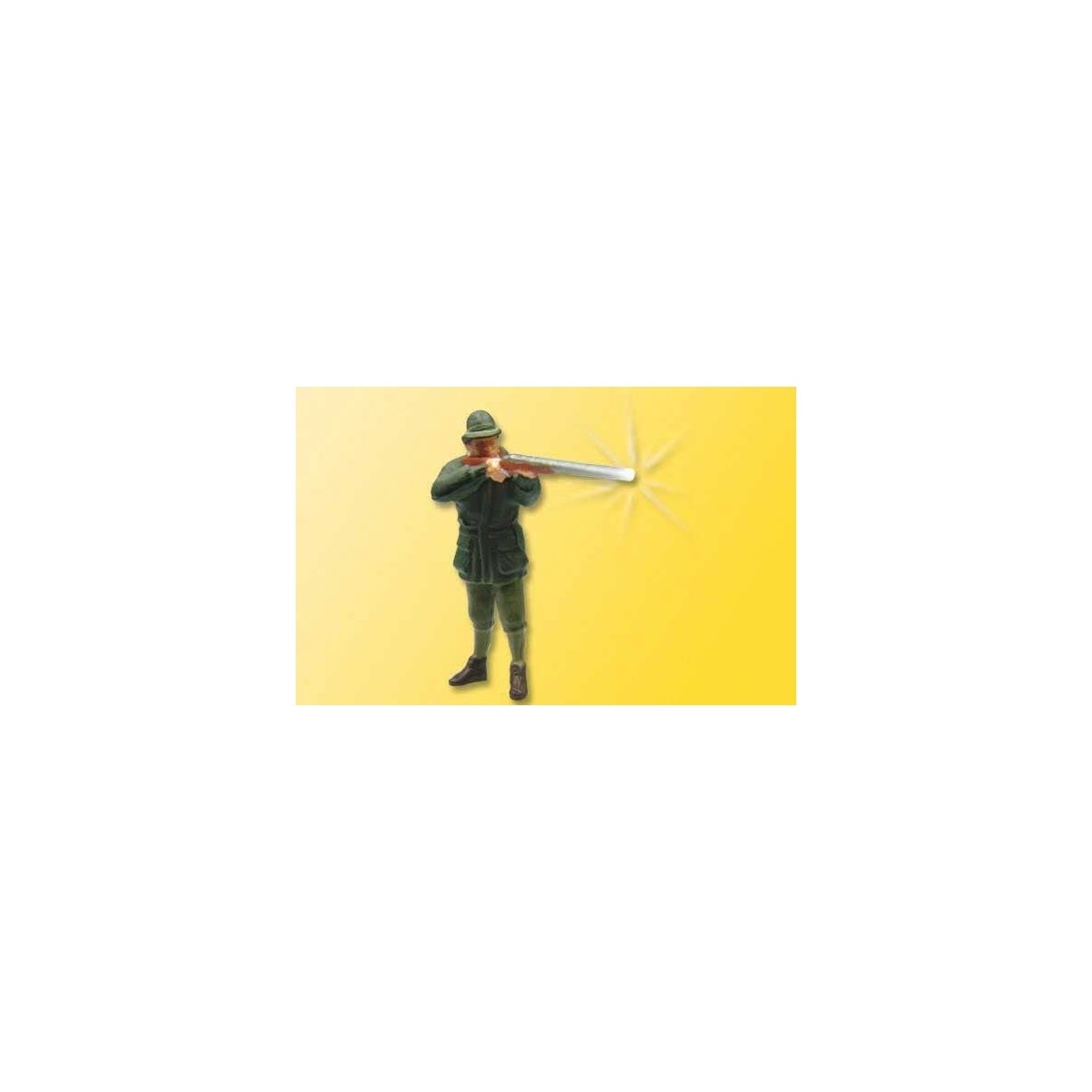 Hunter Firing Rifle w/Illuminated Gun Blast -- 14-16 Volt AC or DC, HO, Viessmann Modellspielwaren 1529