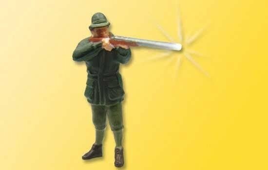 Hunter Firing Rifle w/Illuminated Gun Blast -- 14-16 Volt AC or DC, HO, Viessmann Modellspielwaren 1529