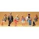 People Seated pkg(6), O, Preiser Kg 65327