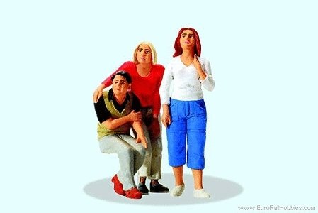 Passengers 1/22.5 Scale -- In The Train, G, Preiser Kg 44905